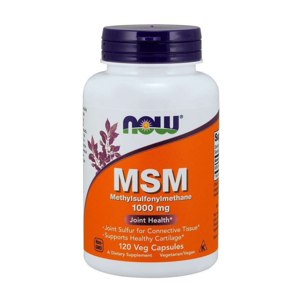 Now Foods Msm Methylsulphonylmethane, 120 Vcaps (1000Mg)