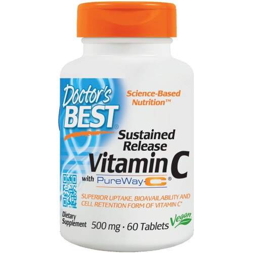Doctor's Best, High Absorption Vitamin C, 60 Tabletter