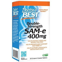 Doctor's Best SAM-e, 30 tablets - 400mg Double Strength