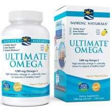 Nordic Naturals, Ultimate Omega, Great Lemon, 120 Mygla (640 mg per Mygel)