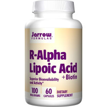 Jarrow Formulas, R-Alpha Liipotihappo Biotiinin kanssa, 60 kasvikapselia