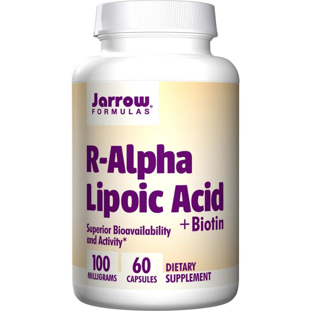 Jarrow Formulas R-Alpha Lipoic Acid + Biotin - 60 Caps