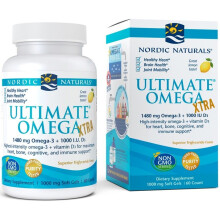 Nordic Naturals, Ultimate Omega Xtra, Lemon, 1,480 mg, 60 Soft Gels (740 mg per Soft Gel)