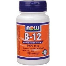 NOW Foods, B-12, 1 000 mcg, 100 Lozenges