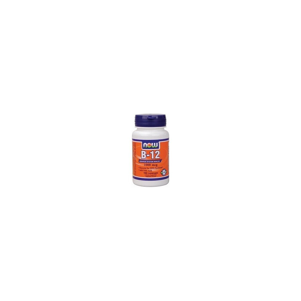 NOW Foods  Vitamin B-12, 1000mcg - 100 lozenges