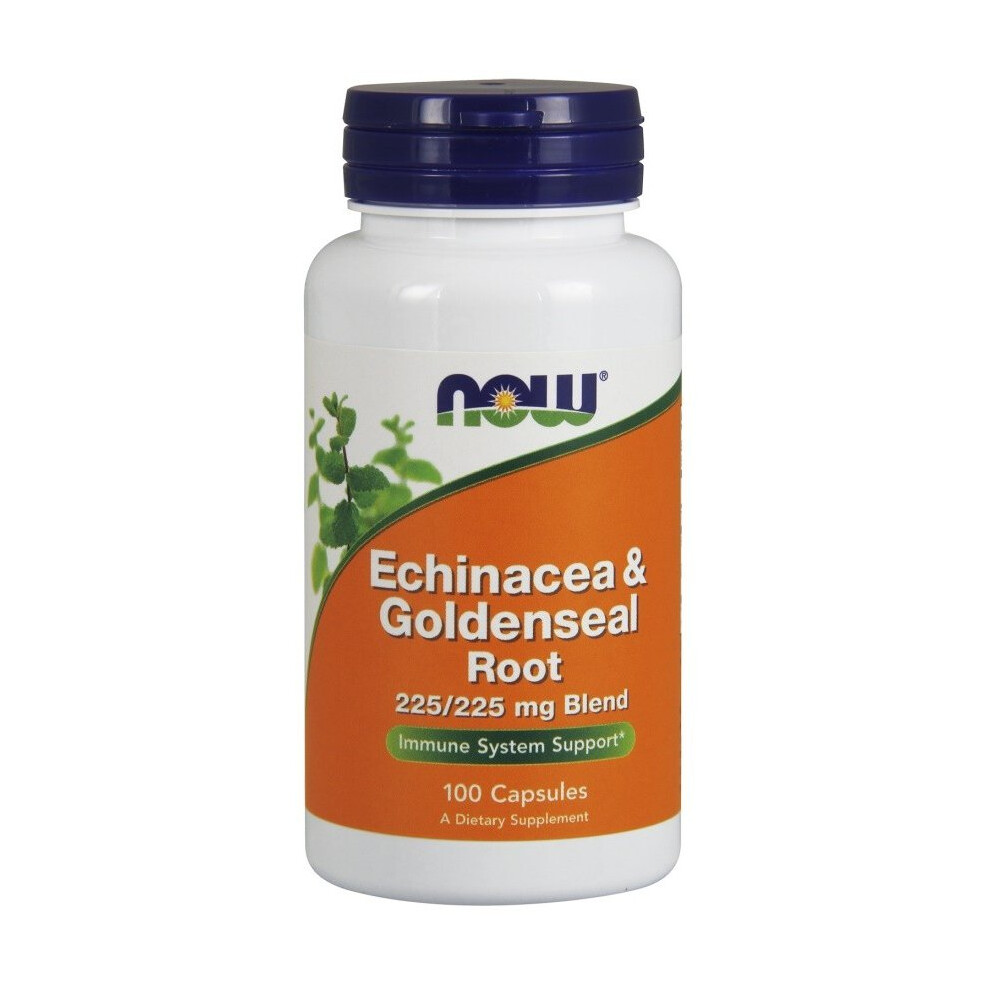 Now Foods Echinacea & Goldenseal Root - 100 Caps