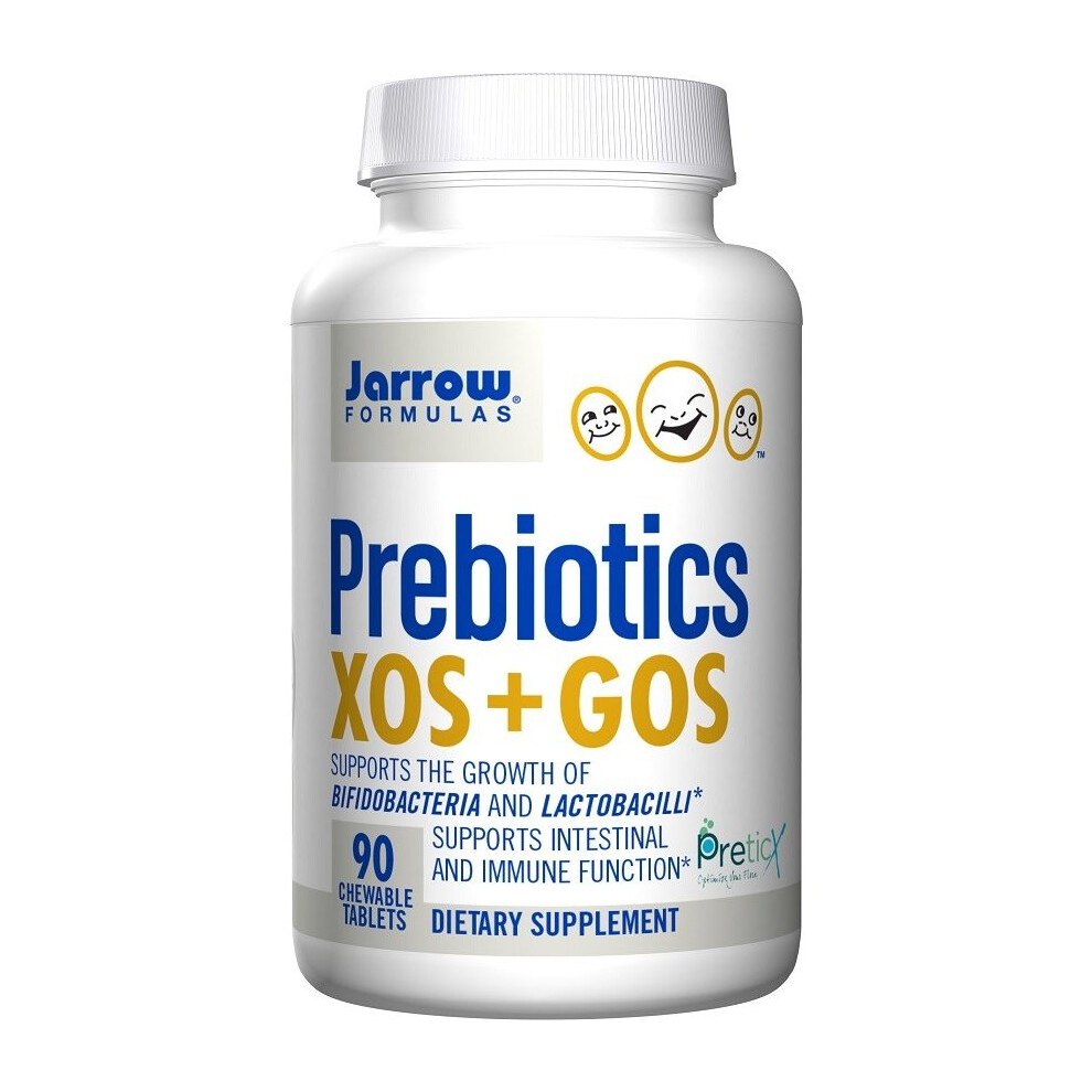 Jarrow Formulas Prebiotics Xos + Gos - 90 Chewable Tabs