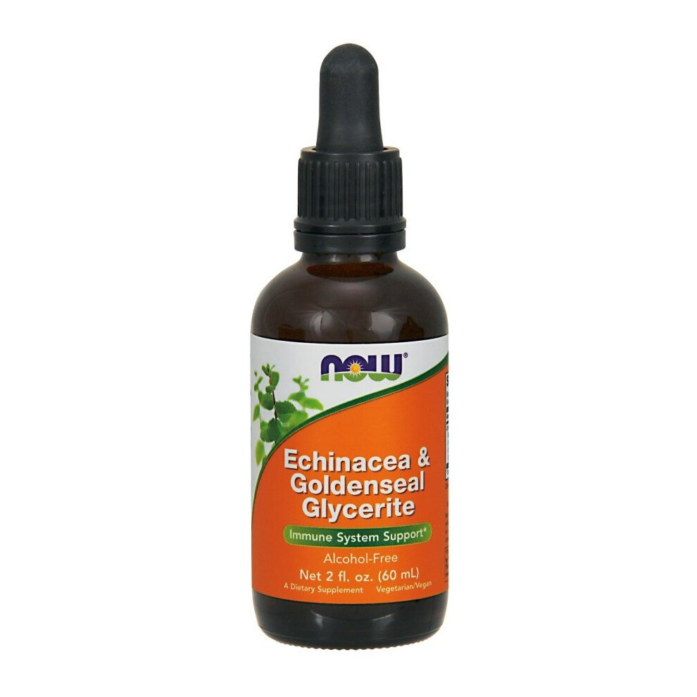 Now Foods Echinacea & Goldenseal Glycerite - 60 Ml.