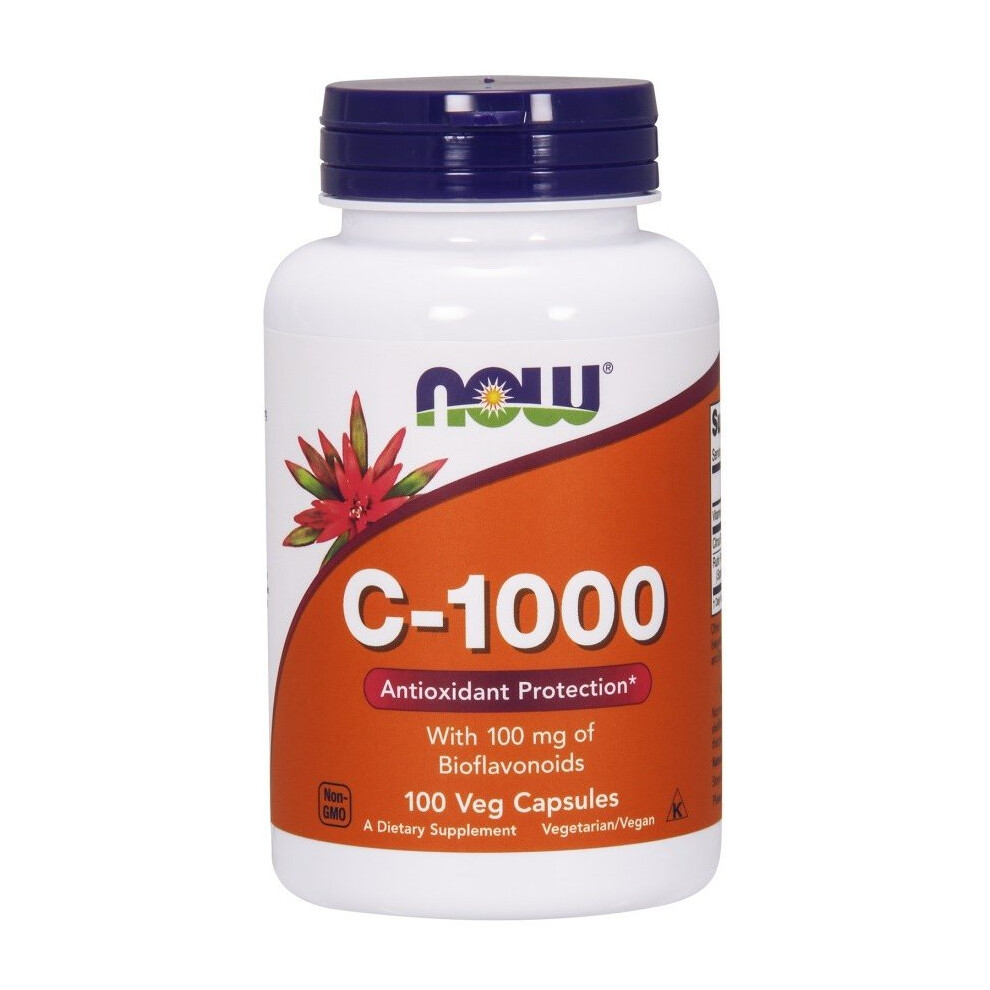 Now Foods Vitamin C-1000 With 100Mg Bioflavonids, 100 Vcaps