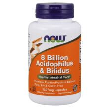 NOW Foods, 8 Milliarden Acidophilus & Bifidus, 120 Veg-Kapseln (68 mg pro Kapsel)