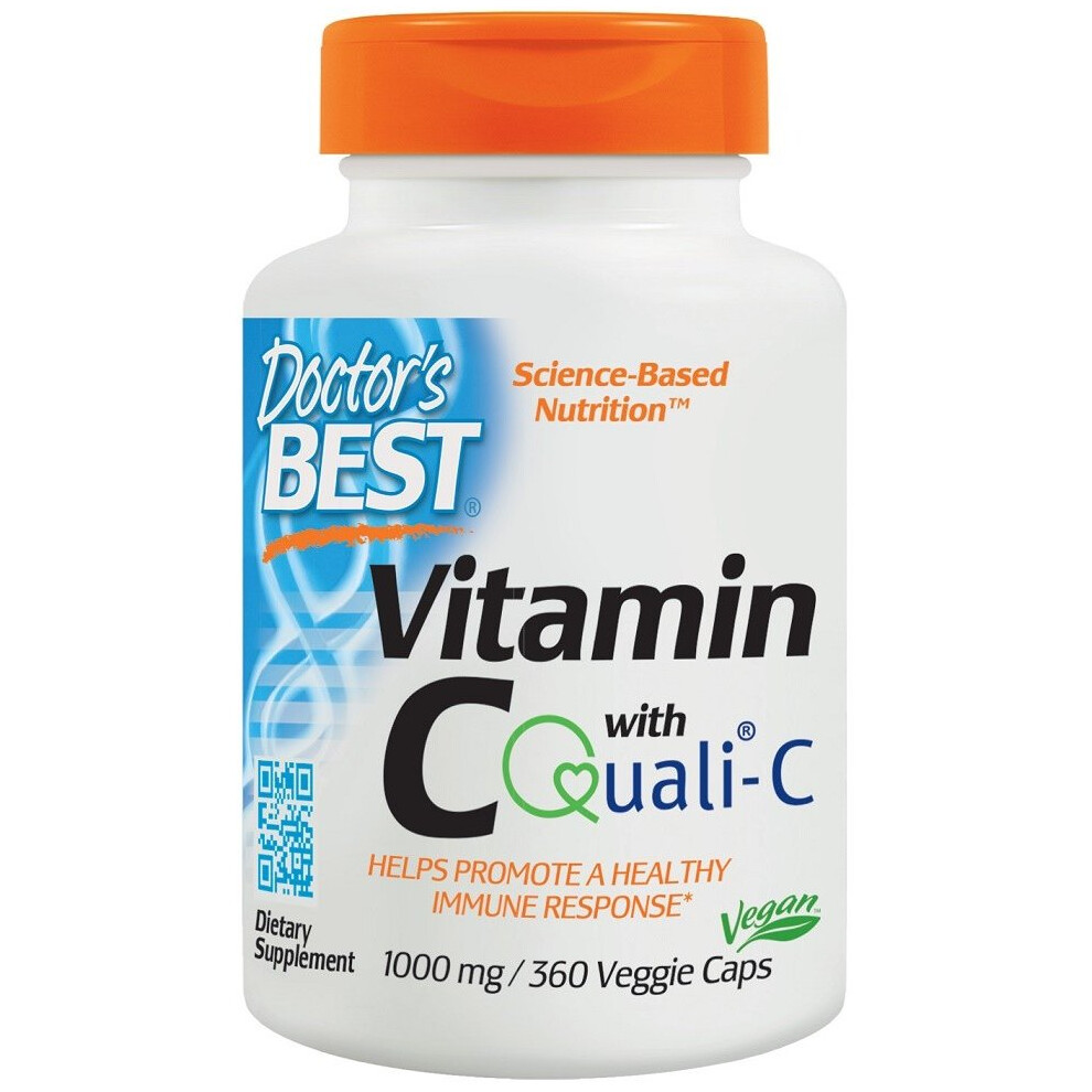 Doctor's Best Vitamin C With Quali-C 360 Vcaps -1000Mg
