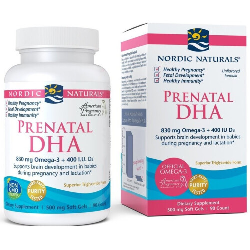 Nordic Naturals Νορδική Φύση, Πρένεταλ ΔΗΑ, Φραγκοστάφυλο, 90 Μαλακά Γεμίσματα
