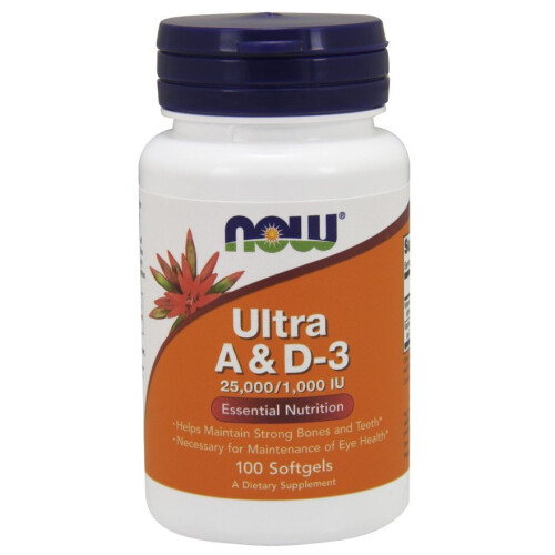 NOW Foods NOW Foods, Ultra A & D3, 100 Μοχλούς