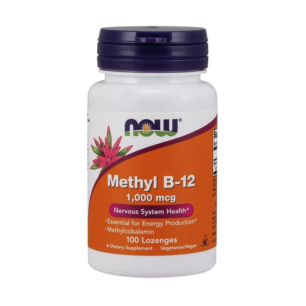 NOW Foods  Methyl B-12, 1000mcg  - 100 lozenges