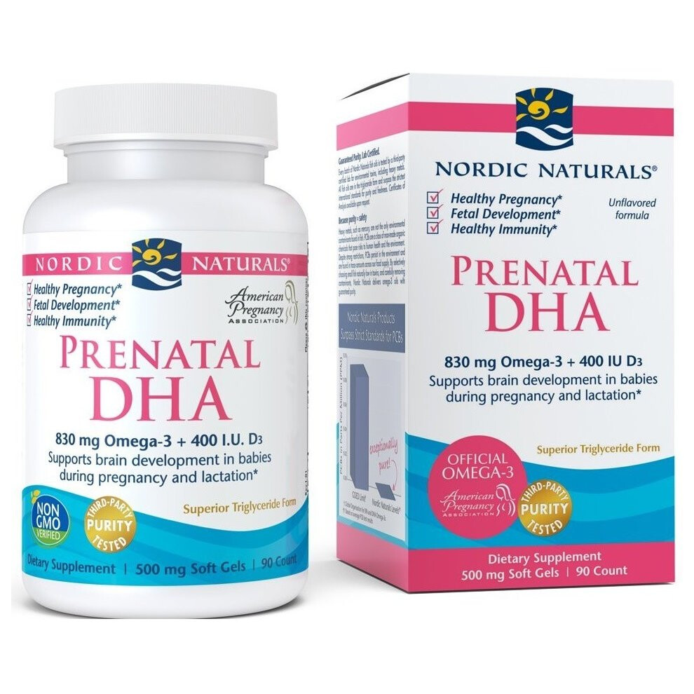 Nordic Naturals Prenatal Dha, 830Mg Unflavored, 90 Softgels