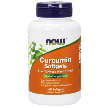 NOW Foods, Kurkuma-Curcumin-Gels, 60 Weichgel
