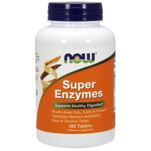NOW Foods  Super Enzymes, 180 tablets
