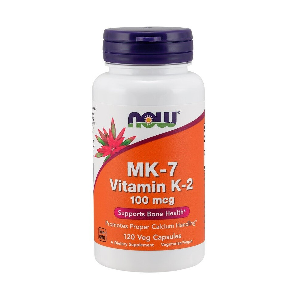 Now Foods Mk-7 Vitamin K-2, 100Mcg 120 Vcaps