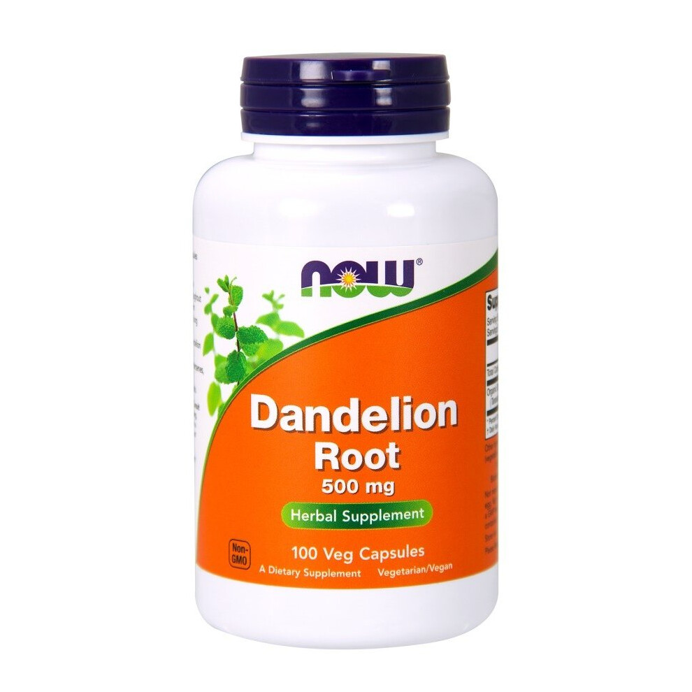 Now Foods Dandelion Root, 500Mg - 100 Vcaps