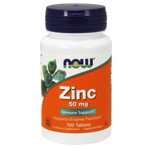 NOW Foods NOW Foods, Ζιγκ, 50 mg, 100 Πιλάκια