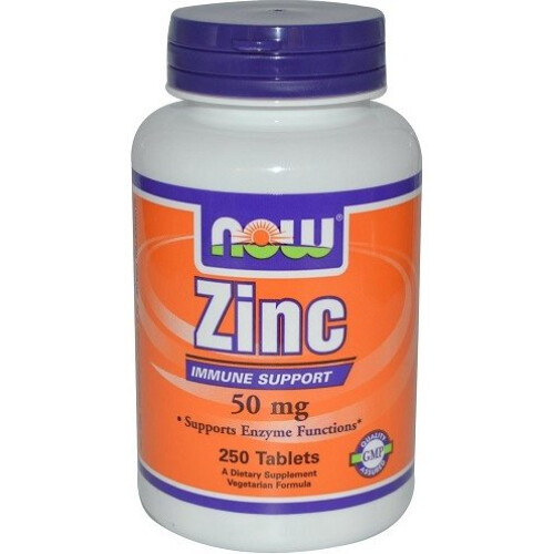 NOW Foods NOW Foods, Ζίνκ, 50 mg, 250 Τάμπλες