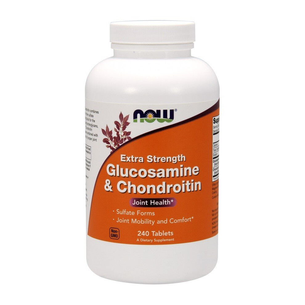 Now Foods Glucosamine & Chondroitin Extra Strength, 240 Tabs