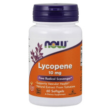 NOW Foods Licopene, 10 mg, 60 capsule morbide