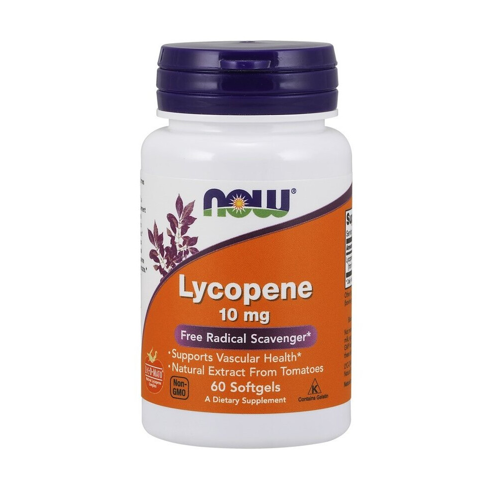 New Now Foods Lycopene, 10Mg, 60 Softgels