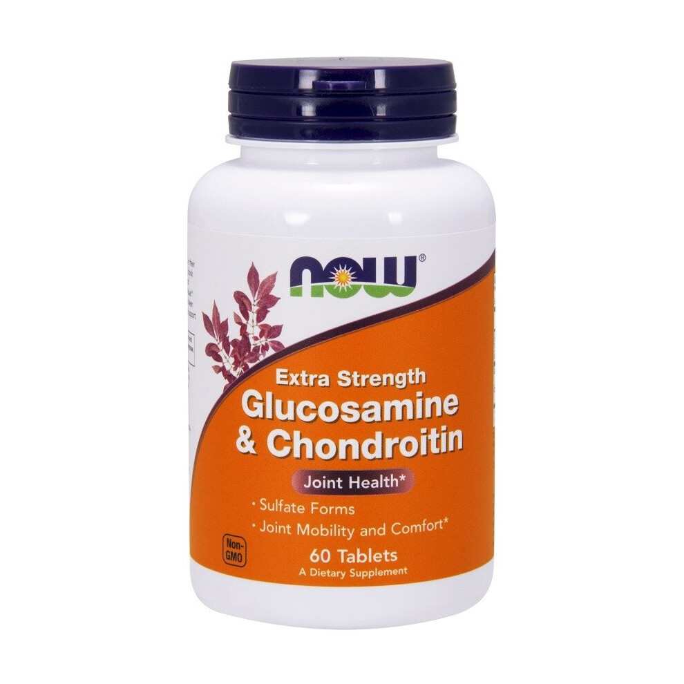 Now Foods Glucosamine & Chondroitin Extra Strength, 60 Tabs