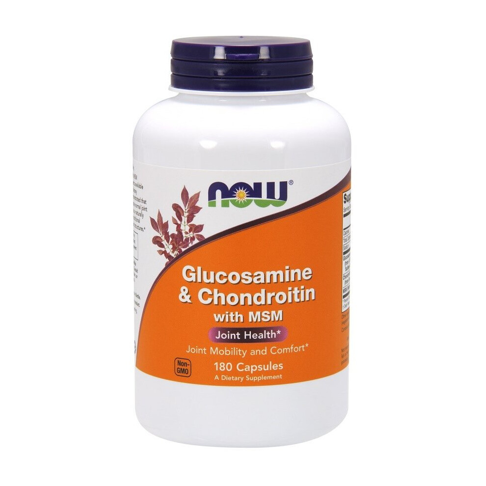 Now Foods Glucosamine & Chondroitin With Msm, 180 Caps