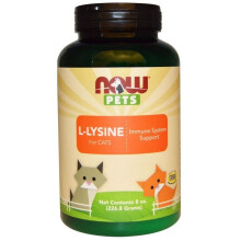NOW Foods, Pets, L-Lysin för Katter, 8 oz (226,8 g)