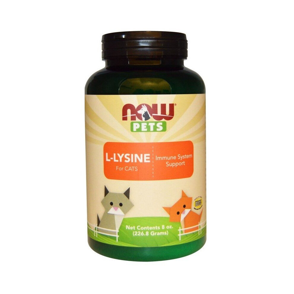 NOW Foods  Pets, L-Lysine for Cats - 226g