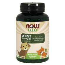 NOW Foods, Haustiere, Gelenkunterstützung für Hunde/Katzen, 90 Kautabletten, 4,6 oz (130,5 g)