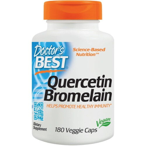 Quercetin Bromelain, 180 Capsule Vegane