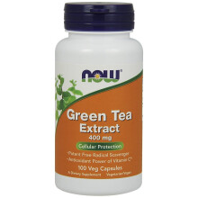 NOW Foods, Grüntee-Extrakt, 400 mg, 100 Veg-Kapseln