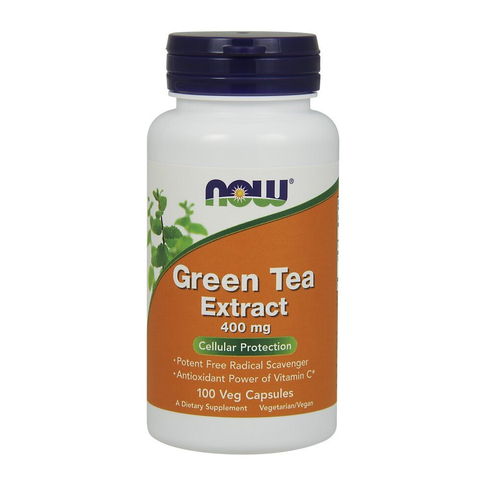 Now Foods Green Tea Extract, 400Mg 100 Vcaps