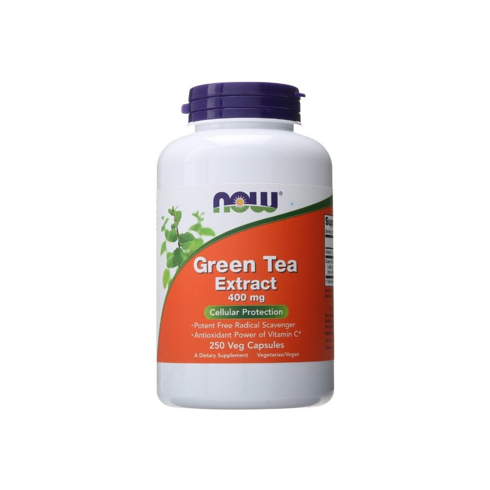 Now Foods Green Tea Extract, 400Mg 250 Vcaps