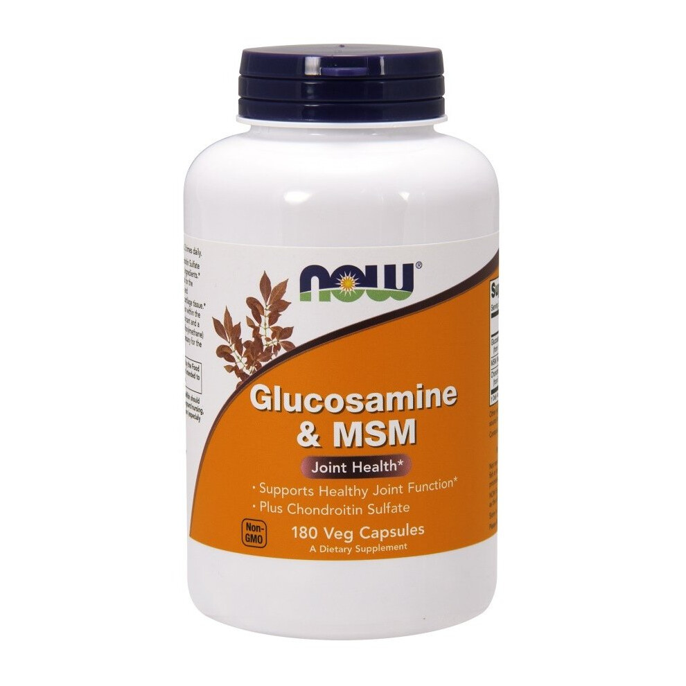 Now Foods Glucosamine & Msm, 180 Vcaps