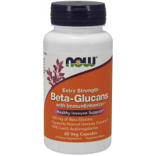 NOW Foods, Bêta-Glucanes, avec ImmunEnhancer, Concentration Extra, 250 mg, 60 Gélules Végétales