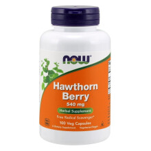 NOW Foods, Hawthorn Berries, 540 mg, 100 Veg Capsules