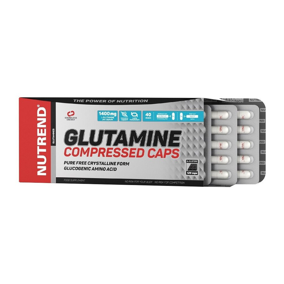 Nutrend Glutamine Compressed Caps - 120 Caps