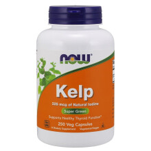 NOW Foods, Kelp, 325 mcg, 250 Veg Capslar