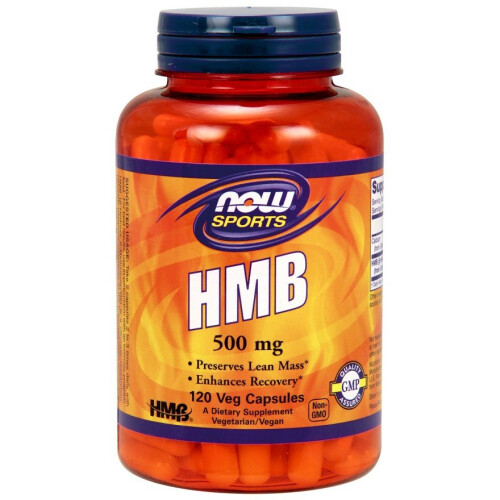 NOW Foods HMB, 500 mg, 120 Cápsulas Veg
