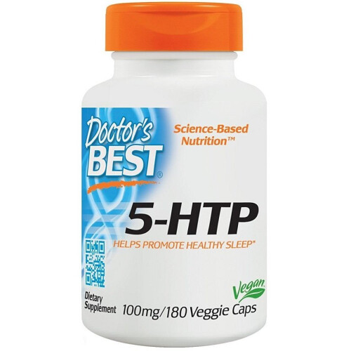 Doctor's Best, 5-HTP, 100 mg, 180 Φυτικών Κάψουλες