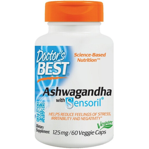 Ashwagandha s Sensorilem, 125 mg, 60 Veggie Caps