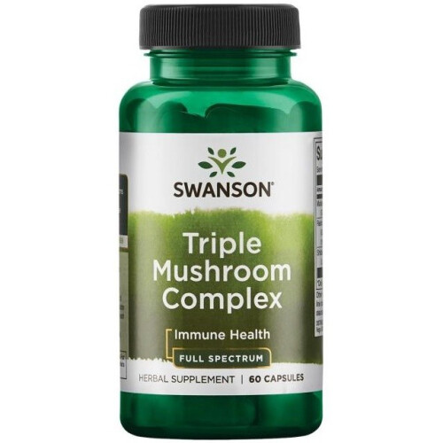 Swanson  Full Spectrum Triple Mushroom Complex - 60 caps