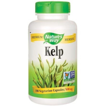 Nature's Way, Kelp, Ganzer Thallus, 600 mg, 180 Vegane Kapseln