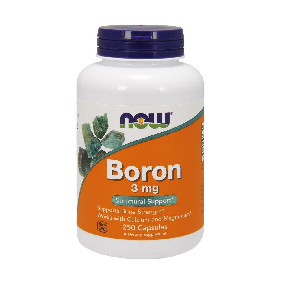Now Foods Boron, 3Mg, 250 Caps
