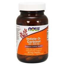 NOW Foods, Indol-3-Karbinal, 200 mg, 60 Veg Kapslar