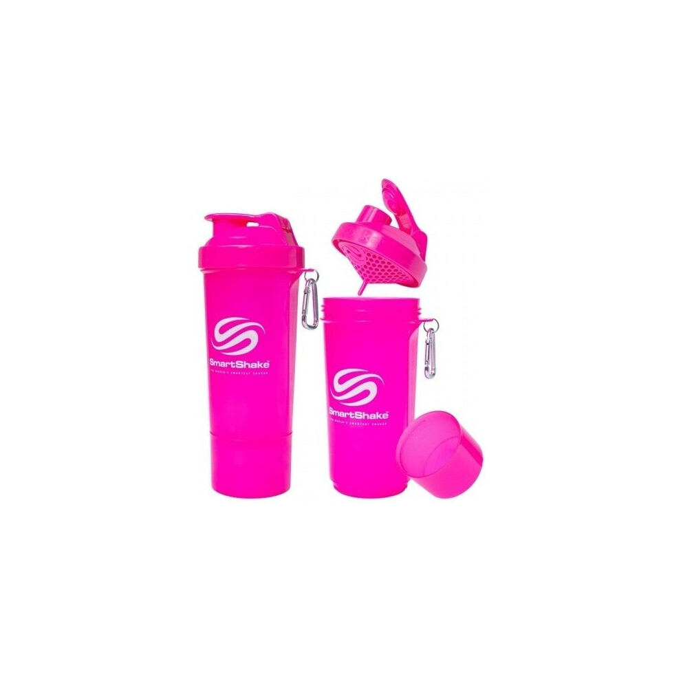 SmartShake  Slim, Neon Pink, 500 ml. 